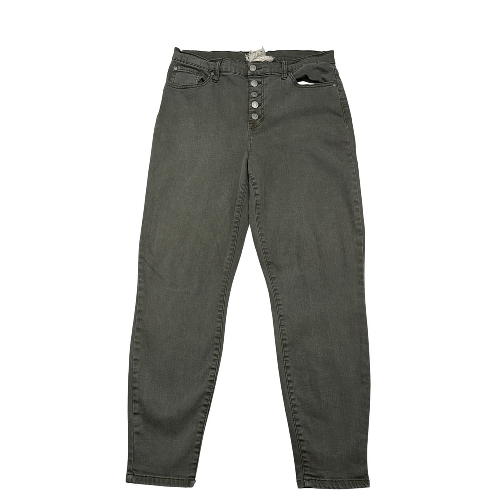 Altar'D State Sand Dollar Button Fly High Rise Skinny Jeans Womens 11 30x29